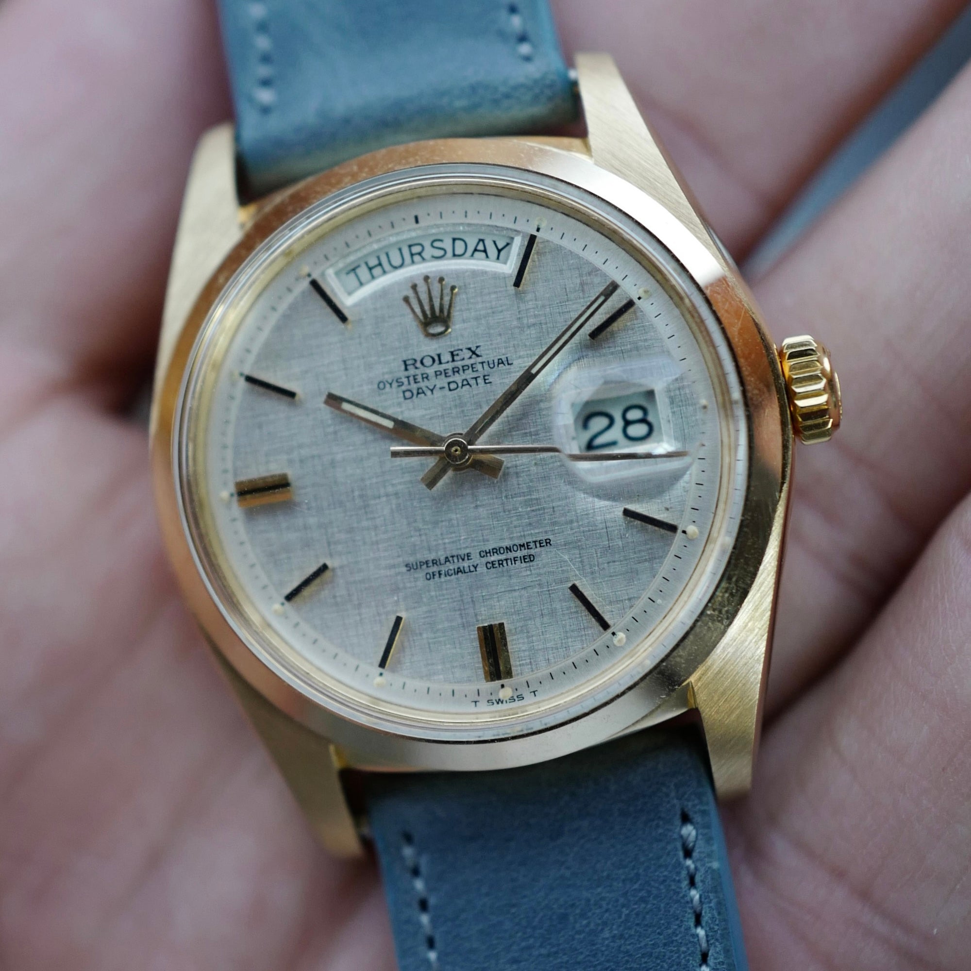 Rolex Yellow Gold Day Date Watch Ref. 1802