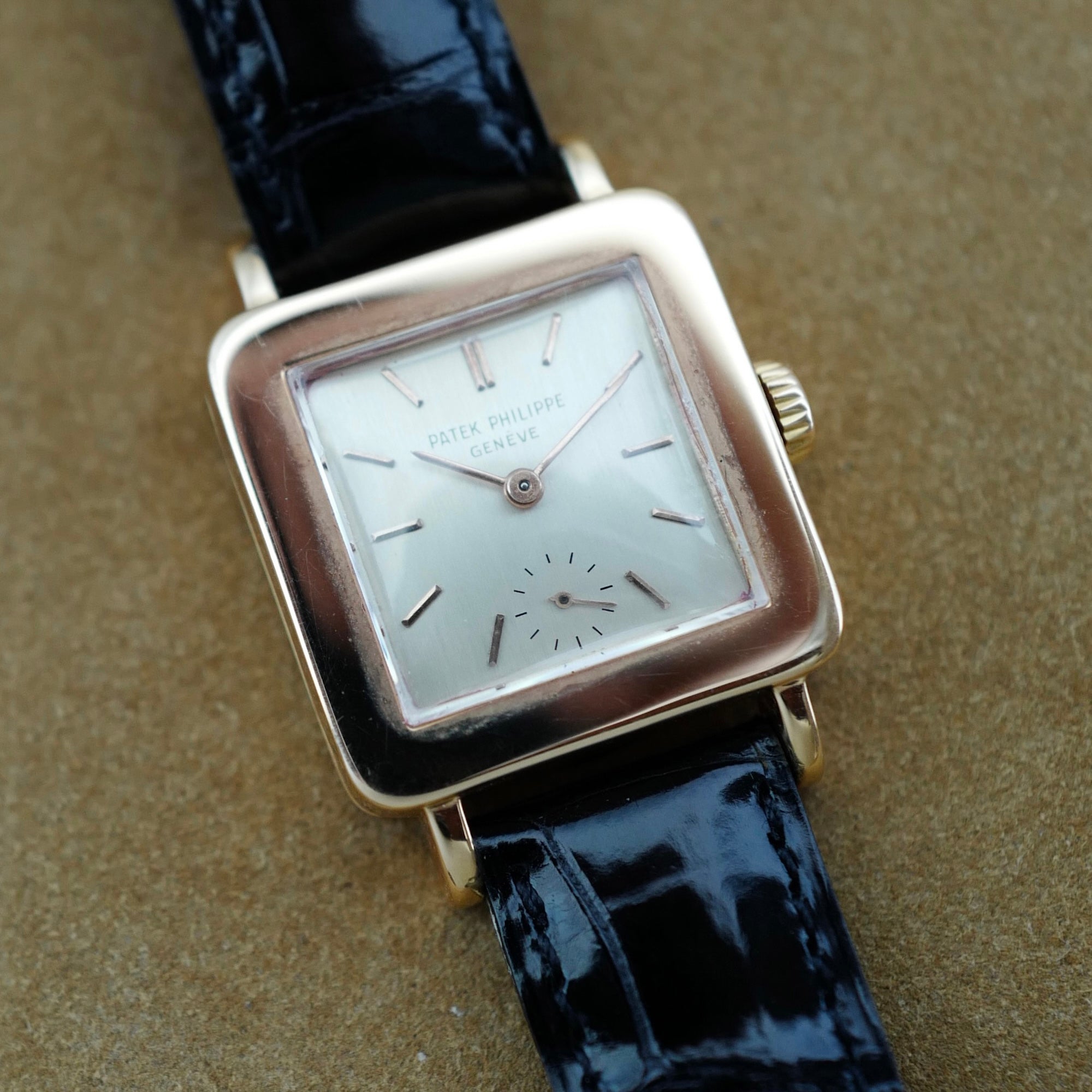 Patek Philippe Rose Gold Cushion Watch Ref. 2444 (New Arrival)