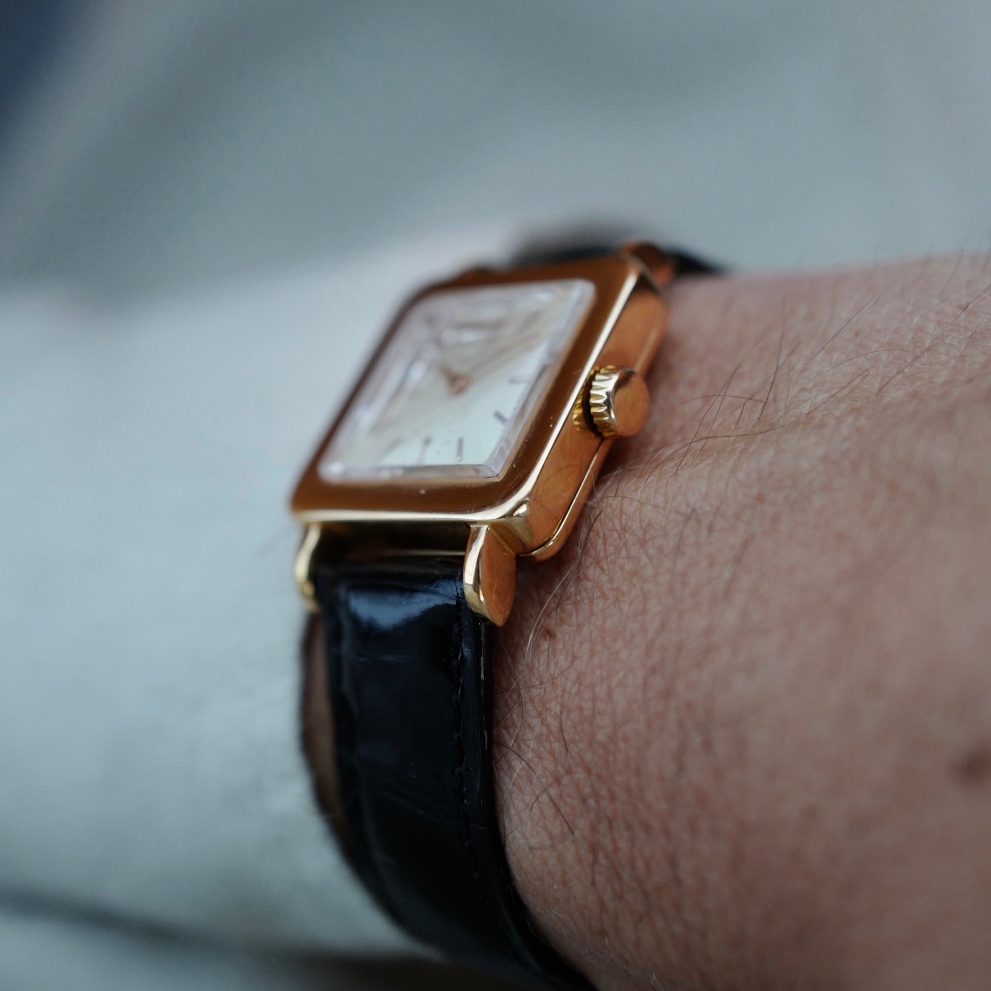 Patek Philippe Rose Gold Cushion Watch Ref. 2444 (New Arrival)
