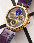 Gerald Genta - Gerald Genta Yellow Gold Octo Perpetual with Obsidian and Lapis Dial Ref. 2840.4 - The Keystone Watches