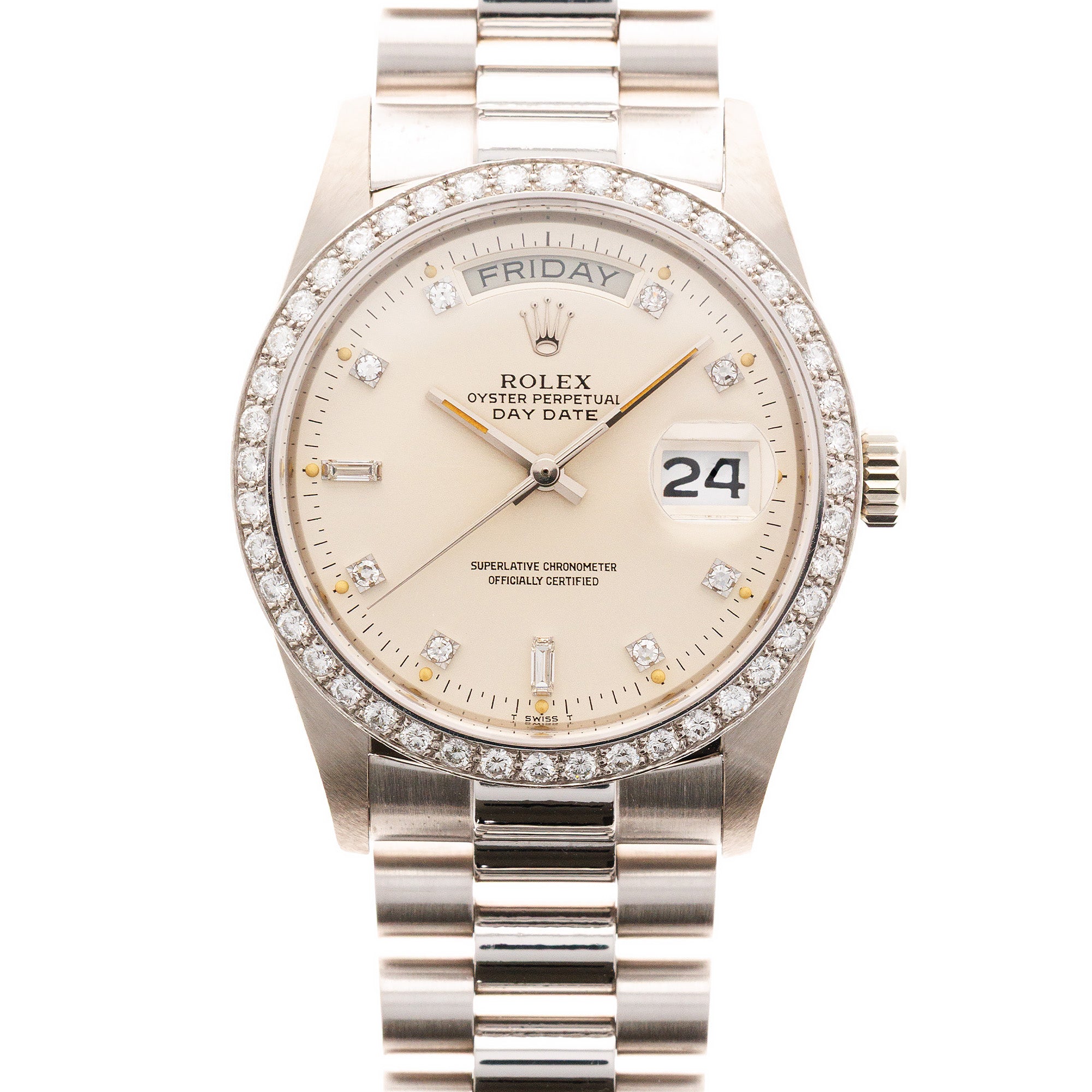 Rolex White Gold Day Date Ref. 18049 in Top Condition