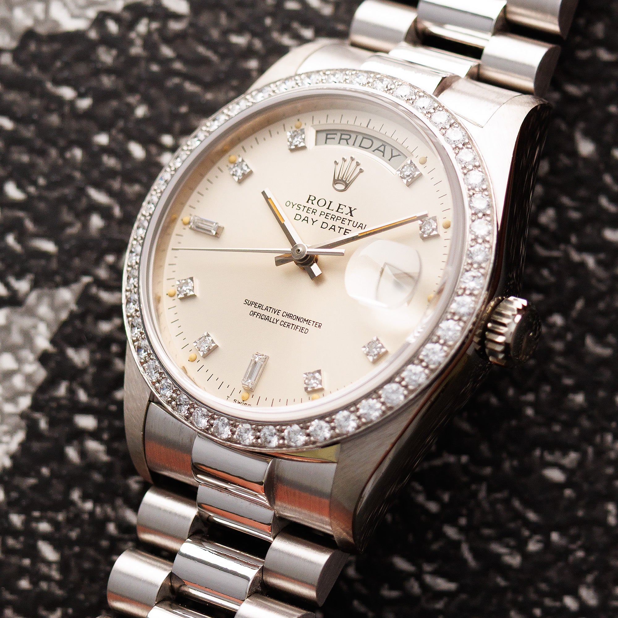 Rolex White Gold Day Date Ref. 18049 in Top Condition