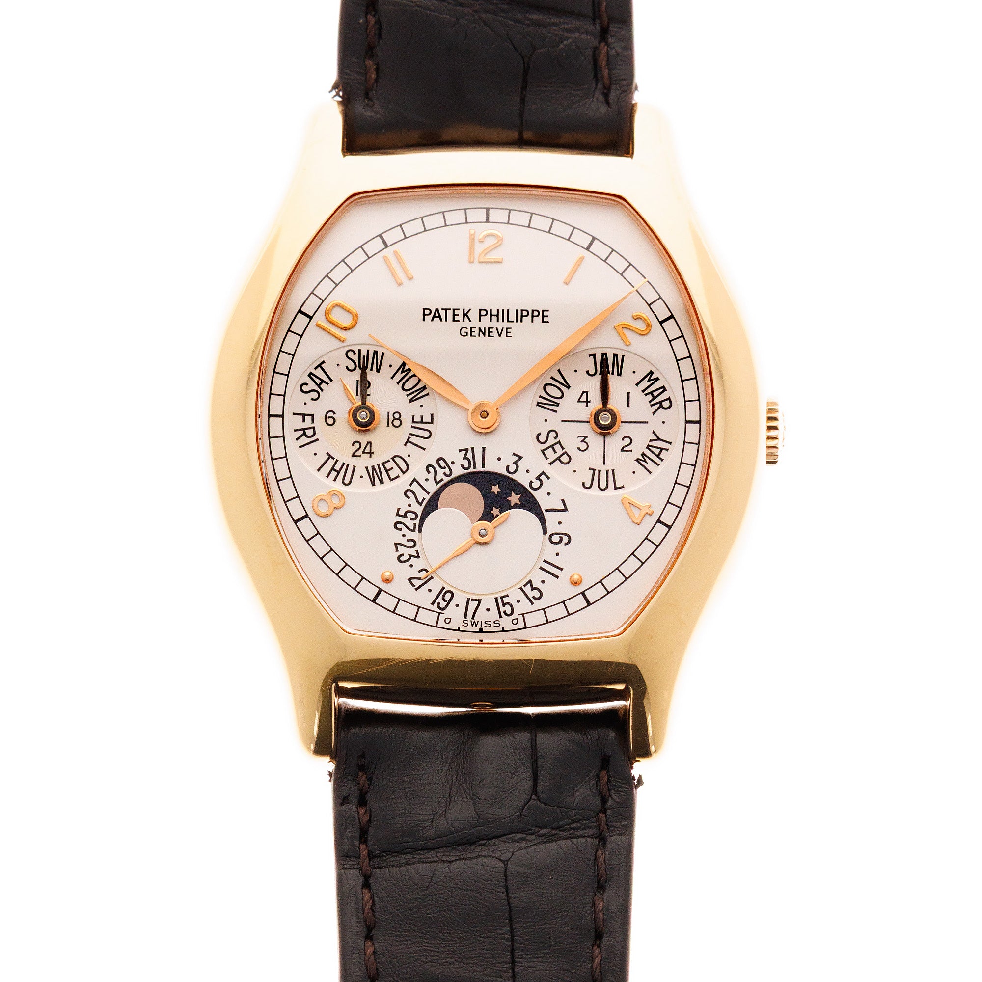 Patek Philippe Rose Gold Perpetual Calendar Watch Ref. 5040