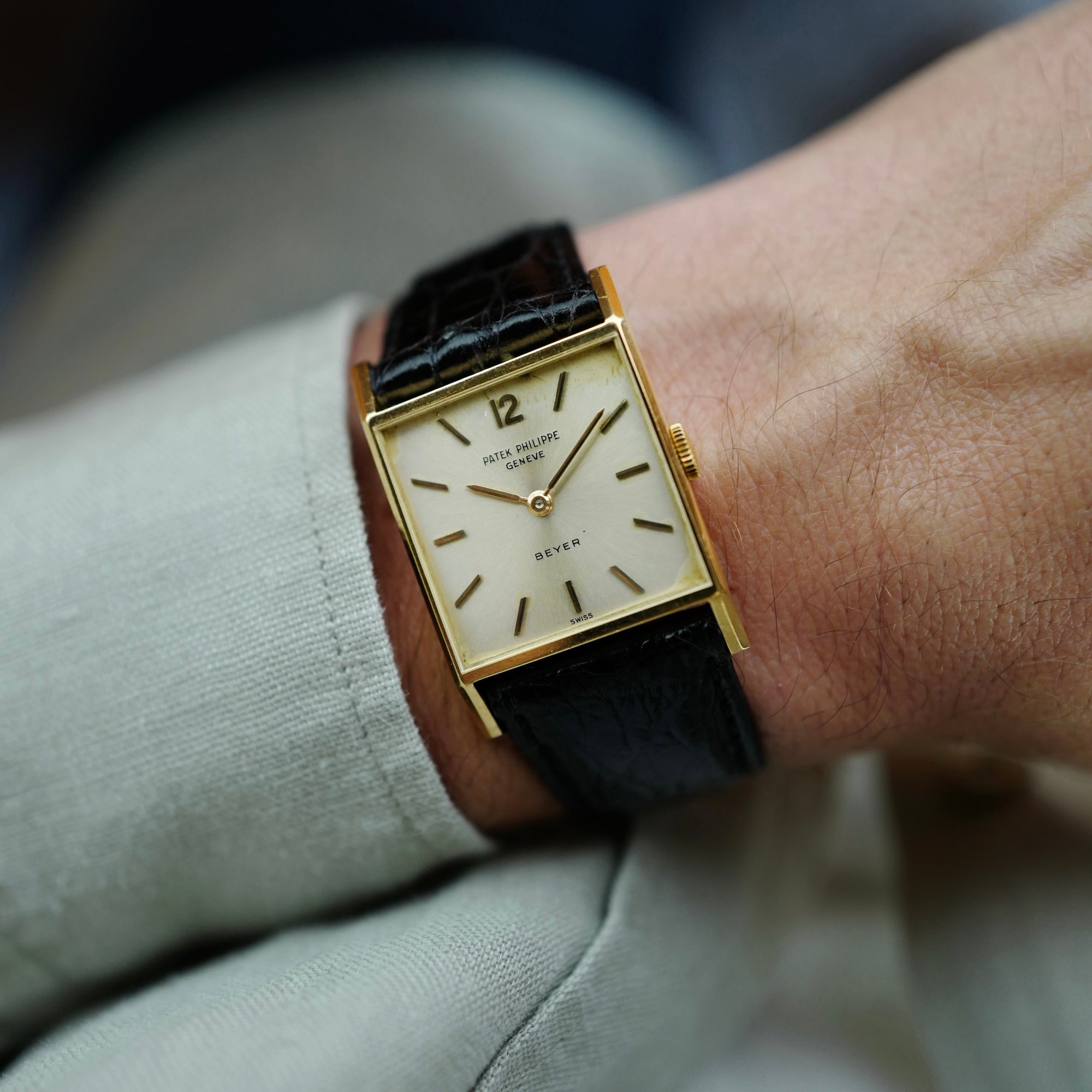 Patek Philippe Yellow Gold Watch Ref. 3479 Retailed by Beyer (New Arrival)