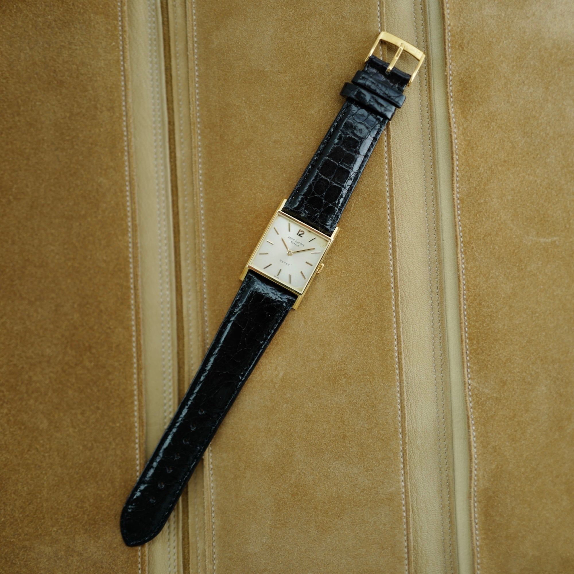Patek Philippe Yellow Gold Watch Ref. 3479 Retailed by Beyer