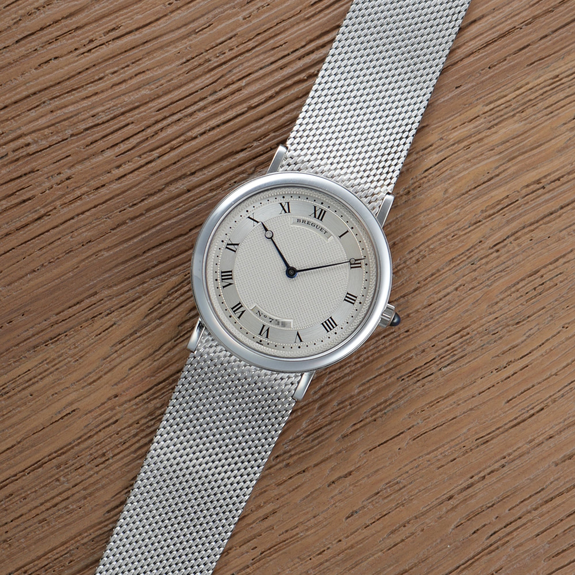 Breguet White Gold Automatic Watch, Retailed by Chaumet