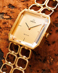Omega Yellow Gold Vintage De Ville Bracelet Watch