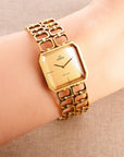 Omega Yellow Gold Vintage De Ville Bracelet Watch