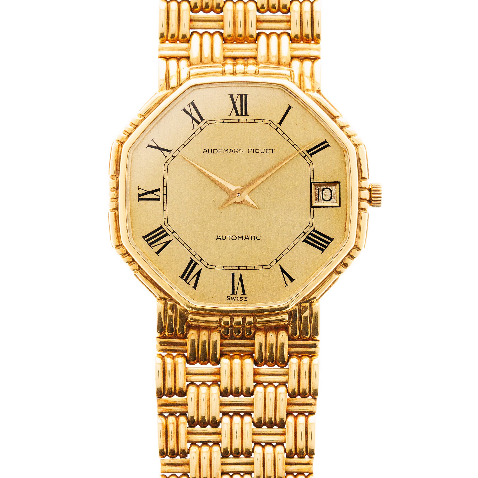 Audemars Piguet Yellow Gold Octagonal Automatic Watch
