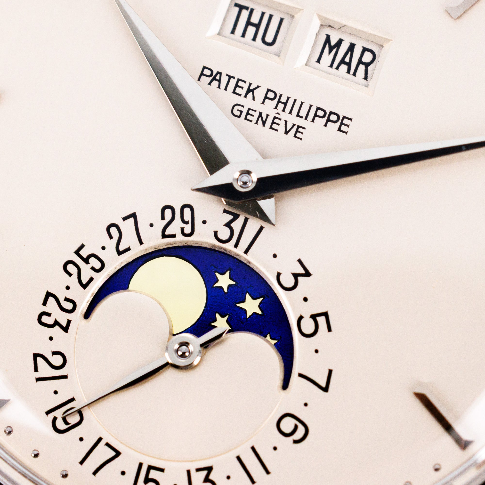 Patek Philippe White Gold Perpetual Calendar 3448 on Original Bracelet