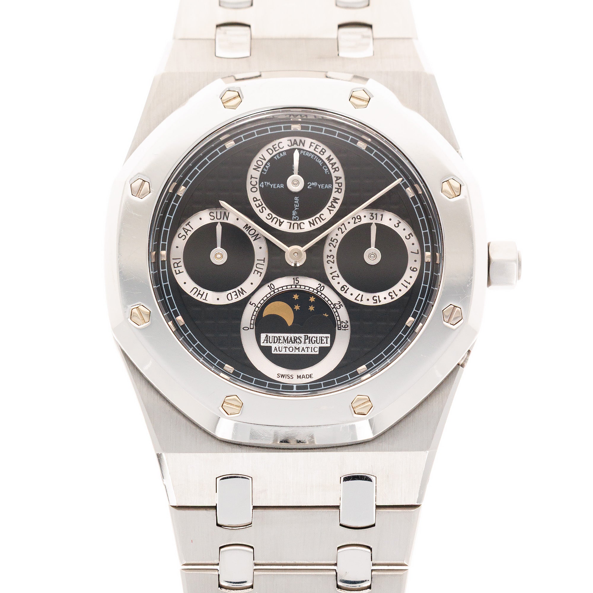 Audemars Piguet Steel & Platinum Royal Oak Perpetual Calendar Watch Ref. 25820SP