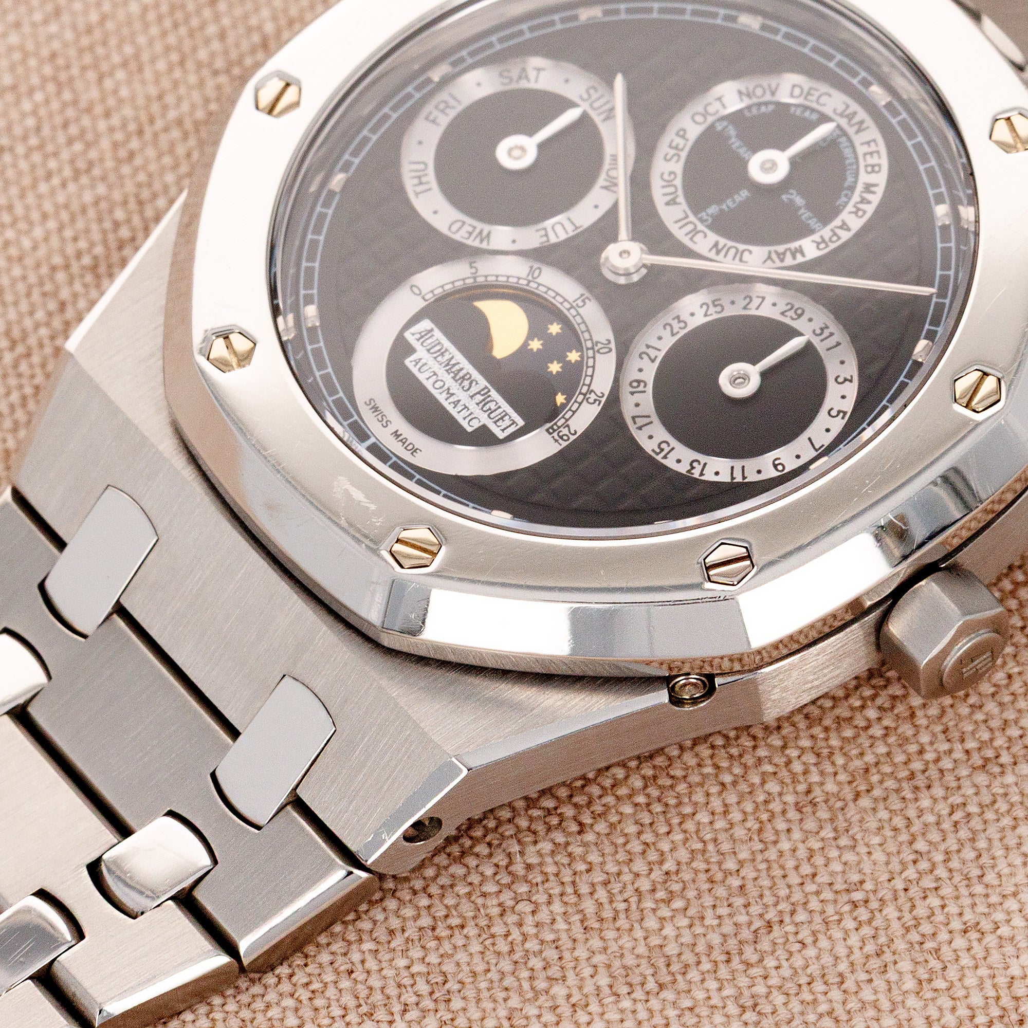 Audemars Piguet Steel & Platinum Royal Oak Perpetual Calendar Watch Ref. 25820SP