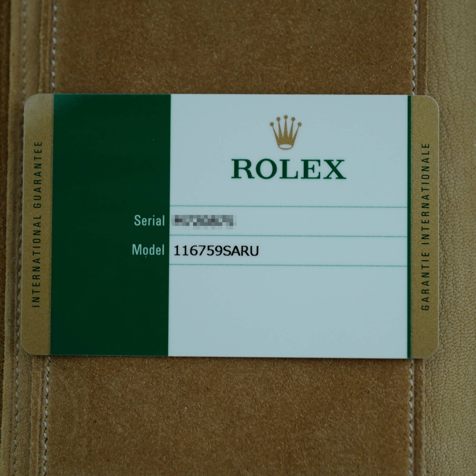 Rolex White Gold SARU GMT-Master II Watch Ref. 116759SARU