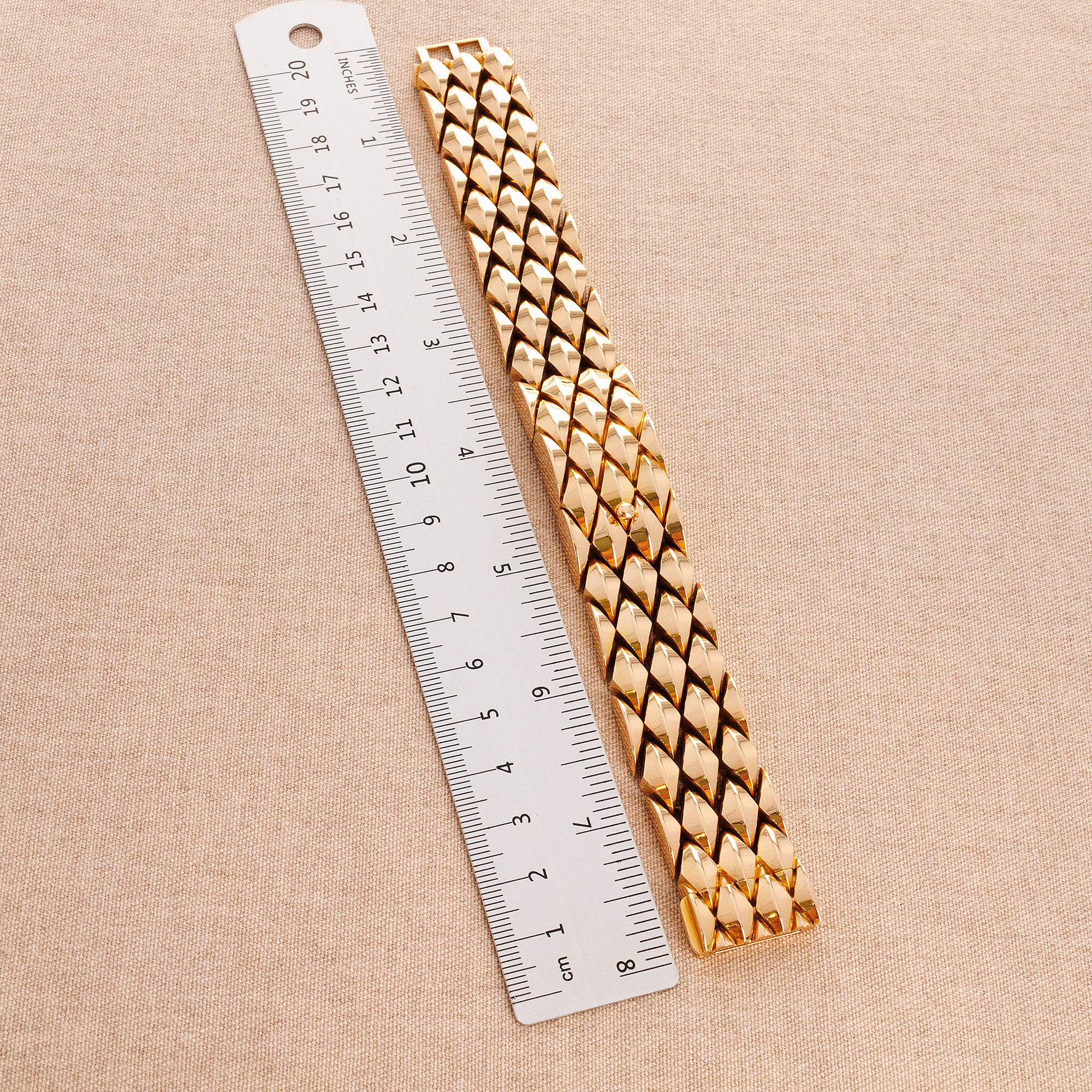 Omega - Omega Yellow Gold Bracelet Cover Watch - The Keystone Watches