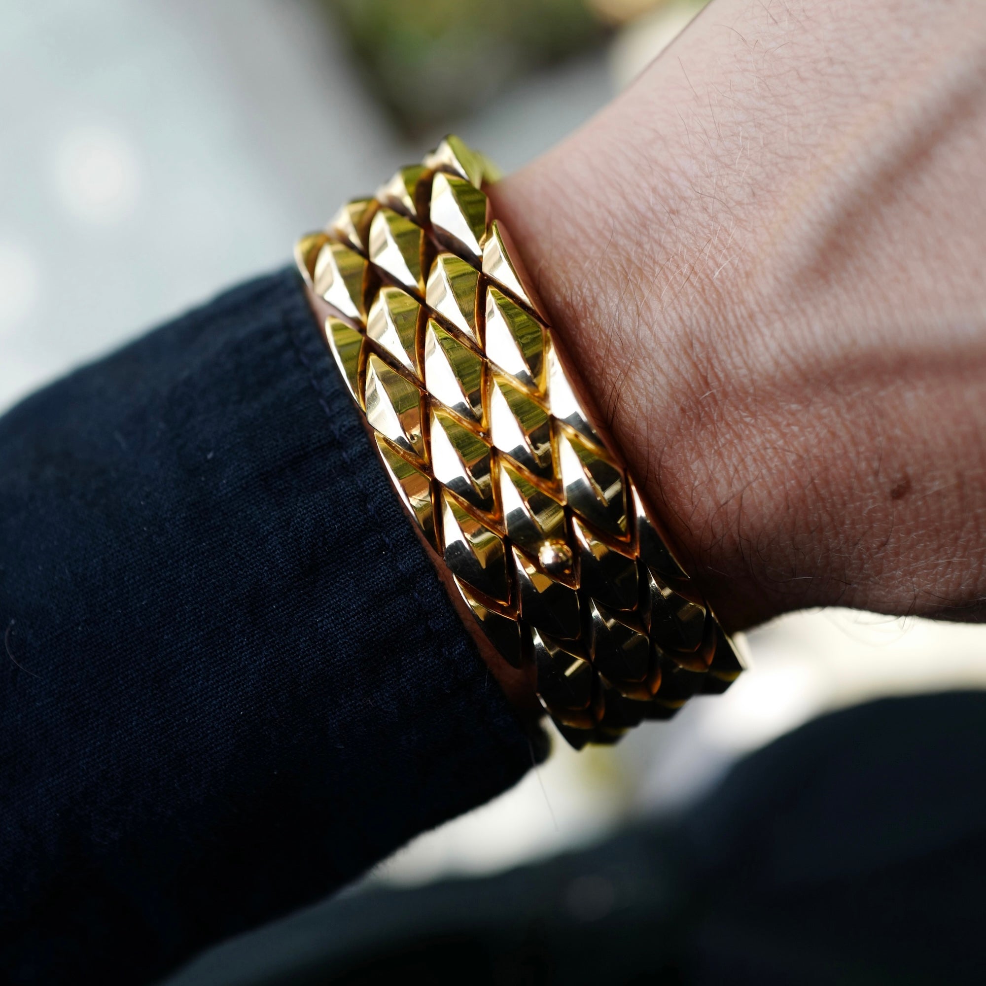 Omega - Omega Yellow Gold Bracelet Cover Watch - The Keystone Watches