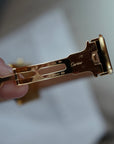 Cartier Yellow Gold Tank Obus Ref. 1630 with Black Enamel