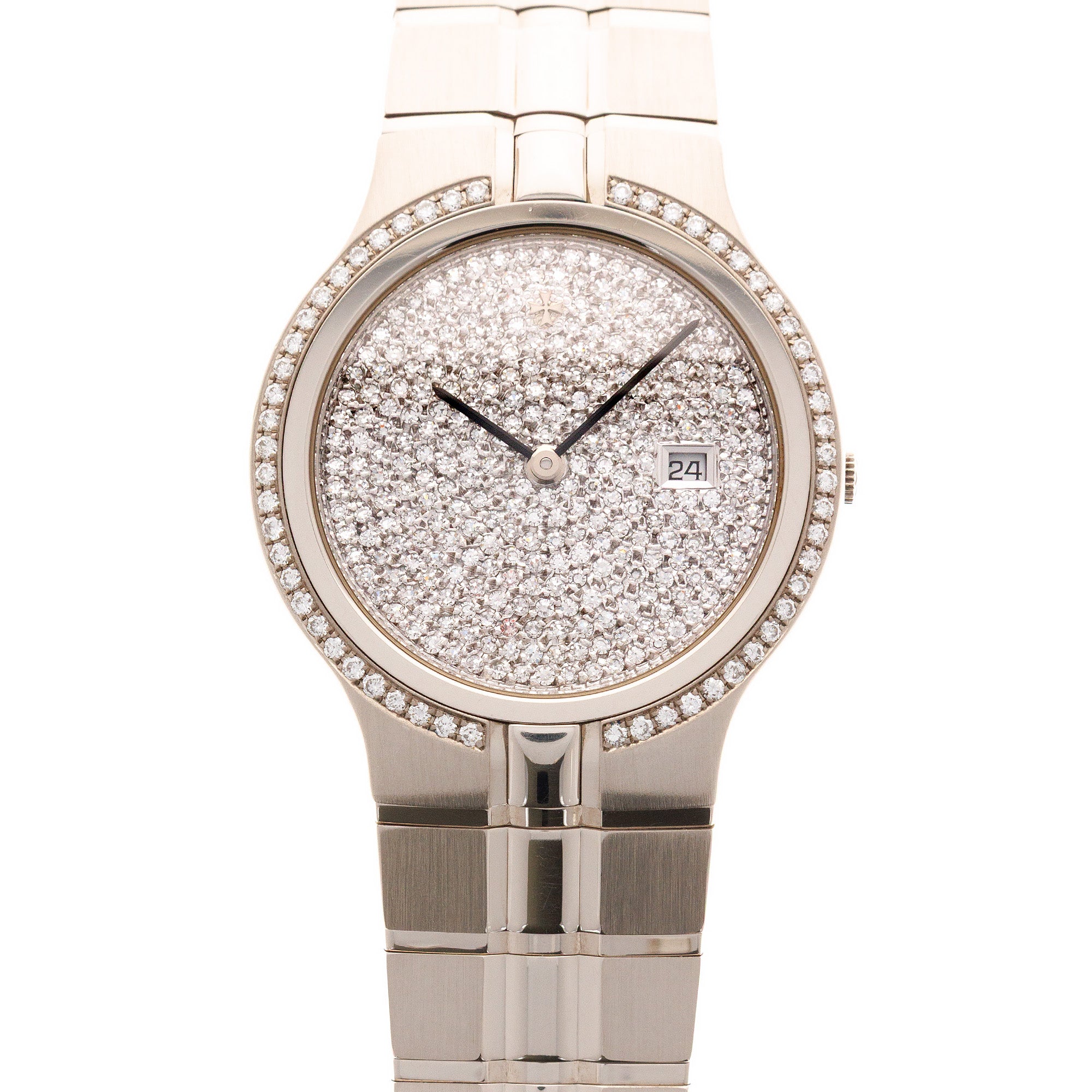 Vacheron Constantin White Gold Phidias Ref. 48010 with Pave Diamond Dial