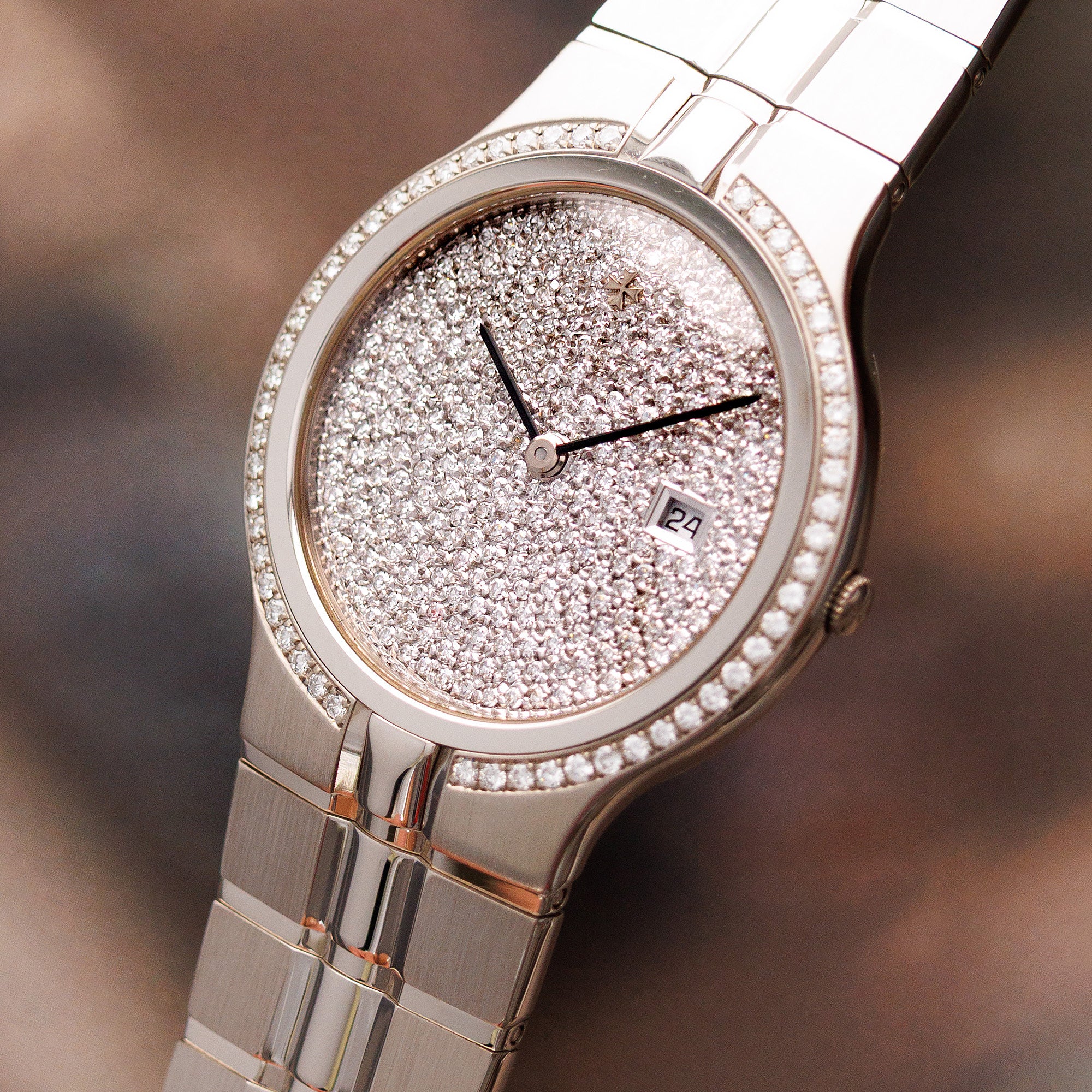 Vacheron Constantin White Gold Phidias Ref. 48010 with Pave Diamond Dial