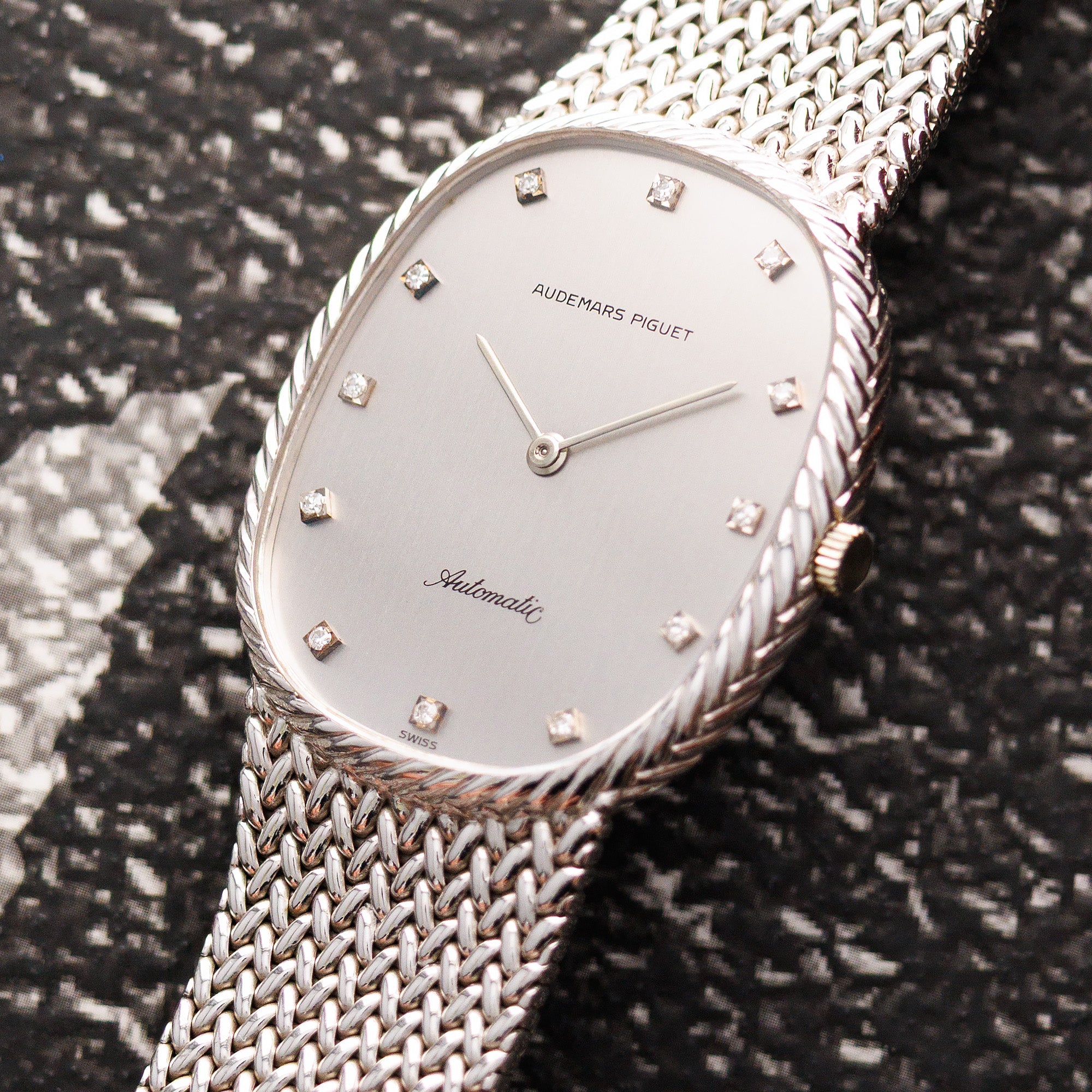 Audemars Piguet White Gold Jumbo Automatic Watch