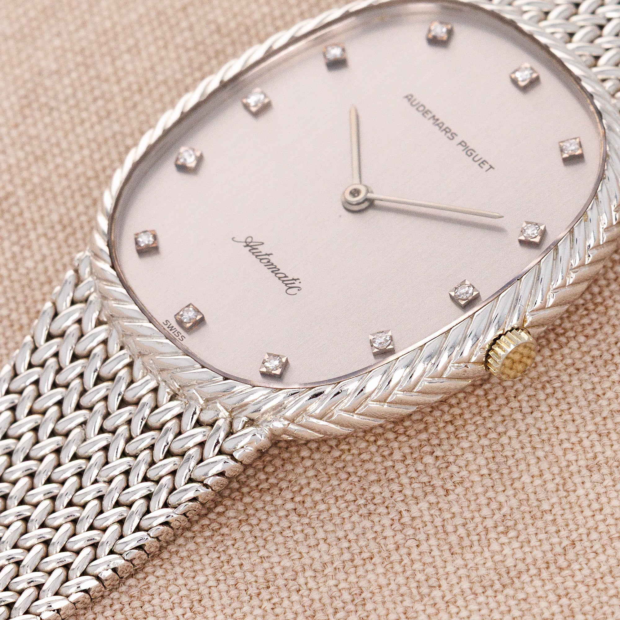 Audemars Piguet White Gold Jumbo Automatic Watch