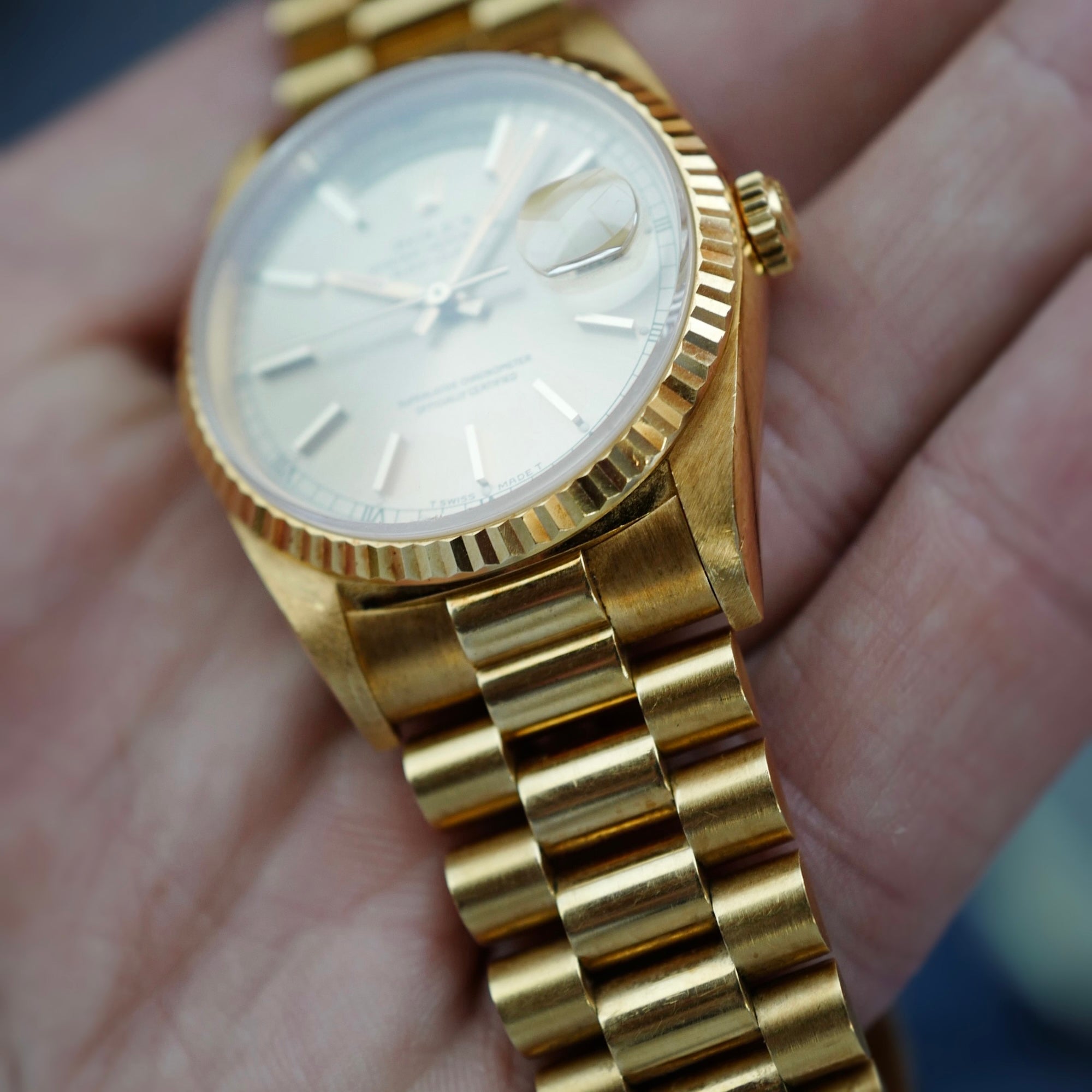 Rolex Yellow Gold Day-Date Ref. 18238 with L Serial in Nice Condition (New Arrival)
