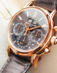 Patek Philippe Rose Gold Split Seconds Perpetual Calendar Chronograph Ref. 5204R