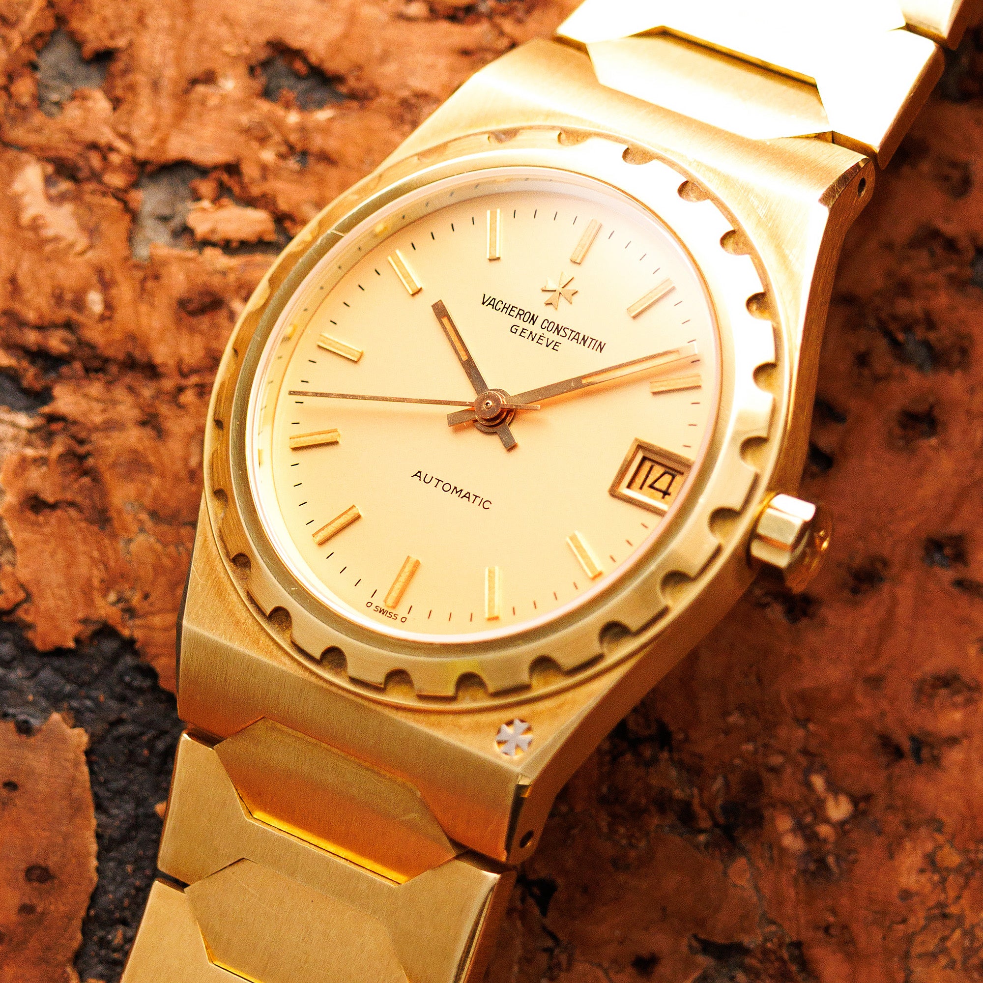 Vacheron Constantin Yellow Gold 222 Ref. 46003 with Box and Extract Paper