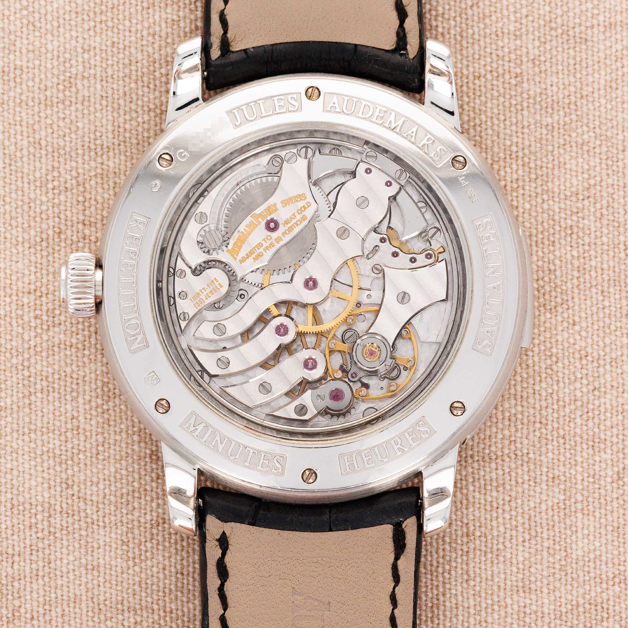 Audemars Piguet Platinum Jump Hour Minute Repeater Ref. 26151