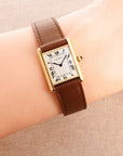 Cartier - Cartier Yellow Gold Extra Plate Tank Ref. 96065 - The Keystone Watches