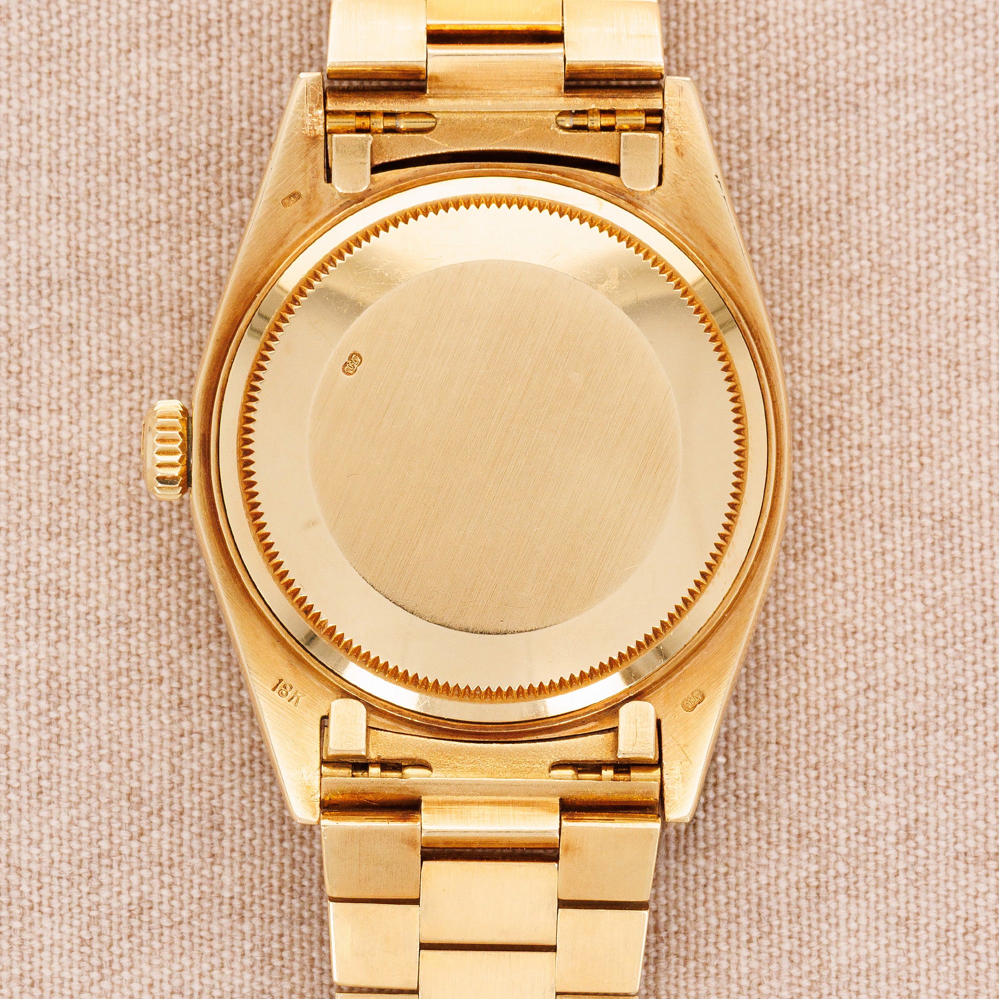 Rolex Yellow Gold Day Date Ref. 1803 with Flawless Matte Black dial