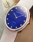 Audemars Piguet White Gold Automatic Bracelet Watch with Lapis Lazuli Dial