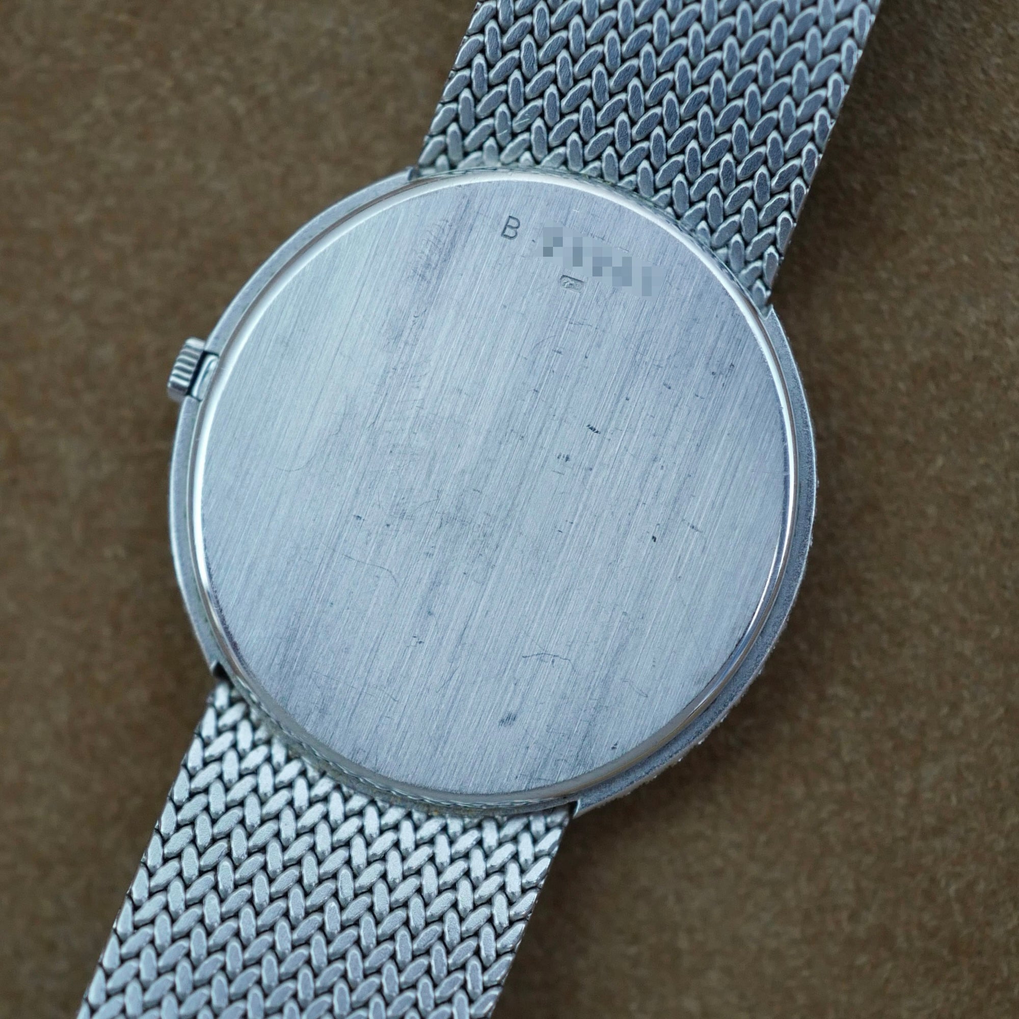 Audemars Piguet White Gold Automatic Bracelet Watch with Lapis Lazuli Dial