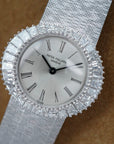 Patek Philippe White Gold Baguette Bezel Watch Ref. 3357/2