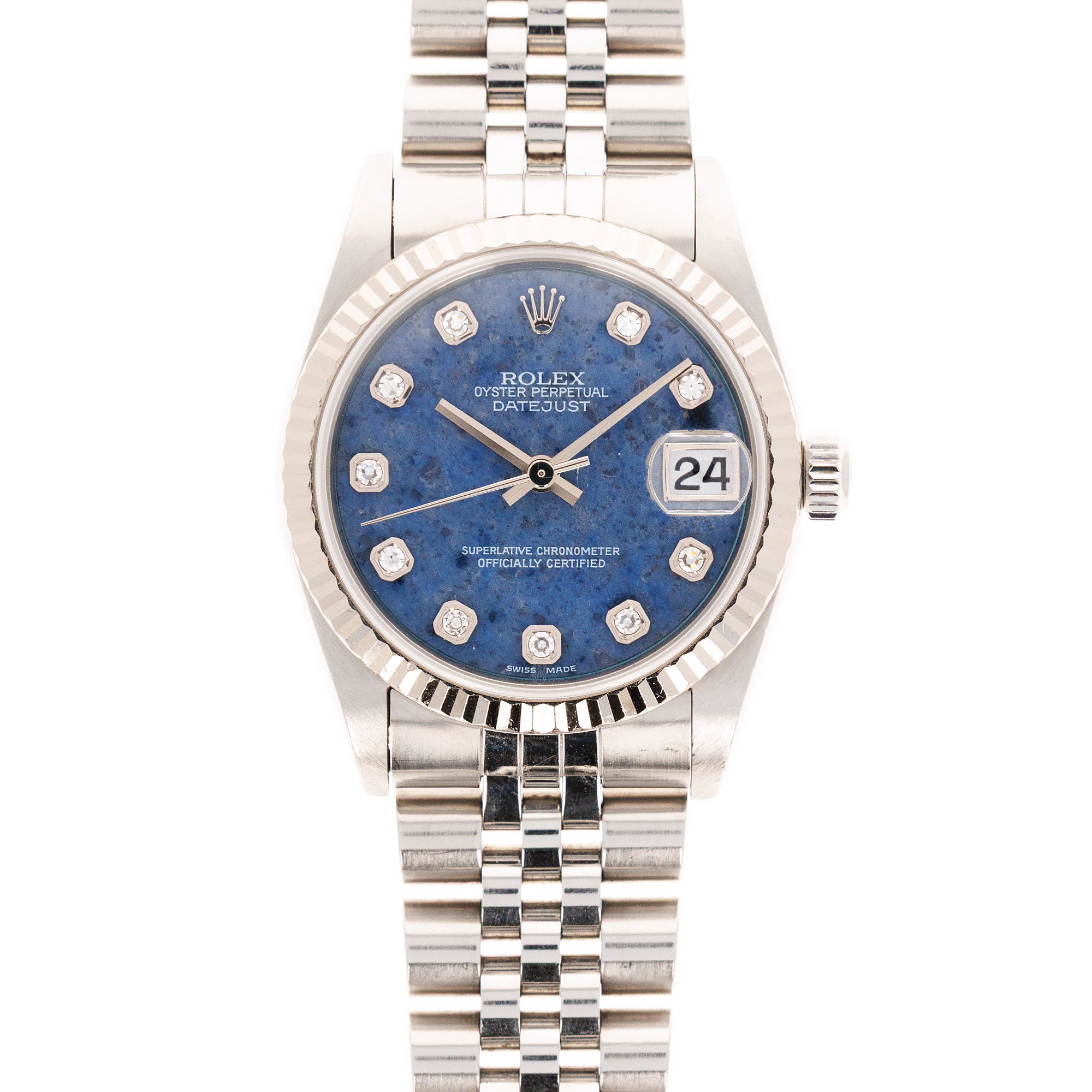 Rolex Steel Ladies Datejust Ref. 78274 with Sodalite Dial