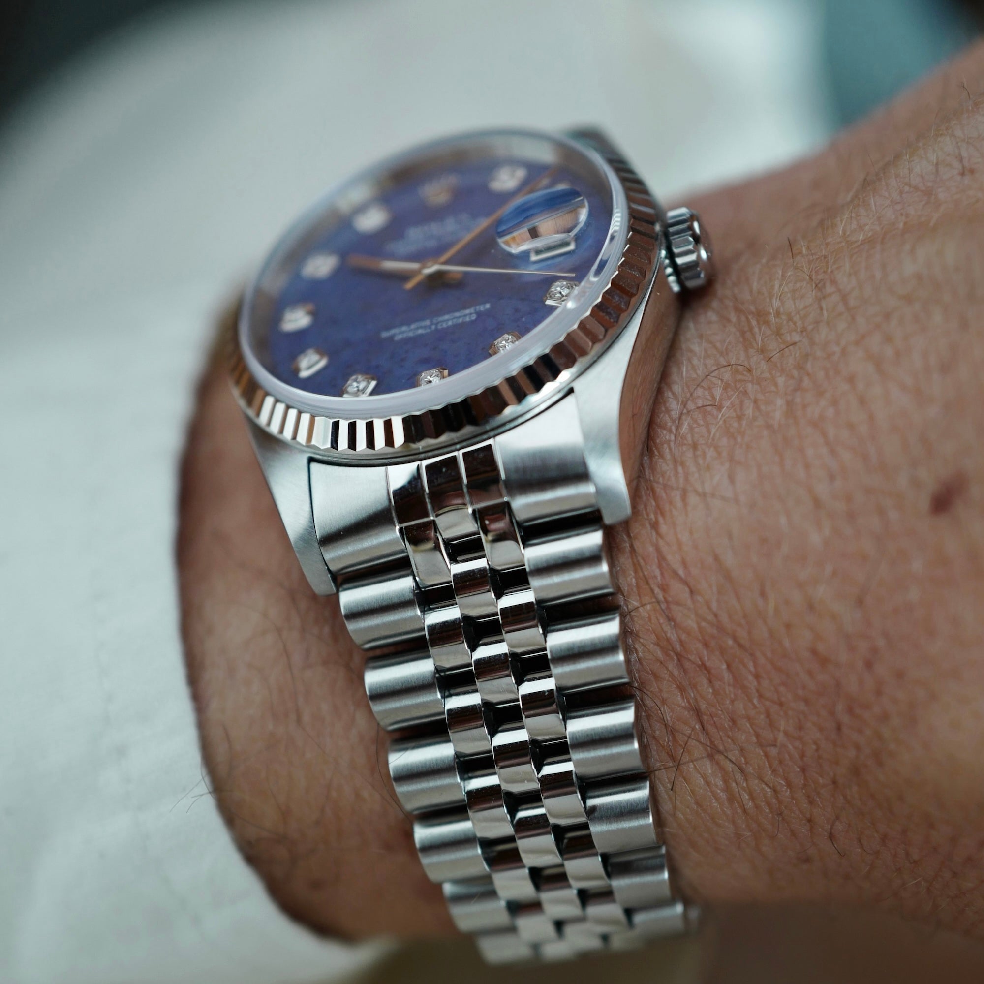 Rolex - Rolex Steel Datejust Ref. 16234 with Sodalite Dial - The Keystone Watches