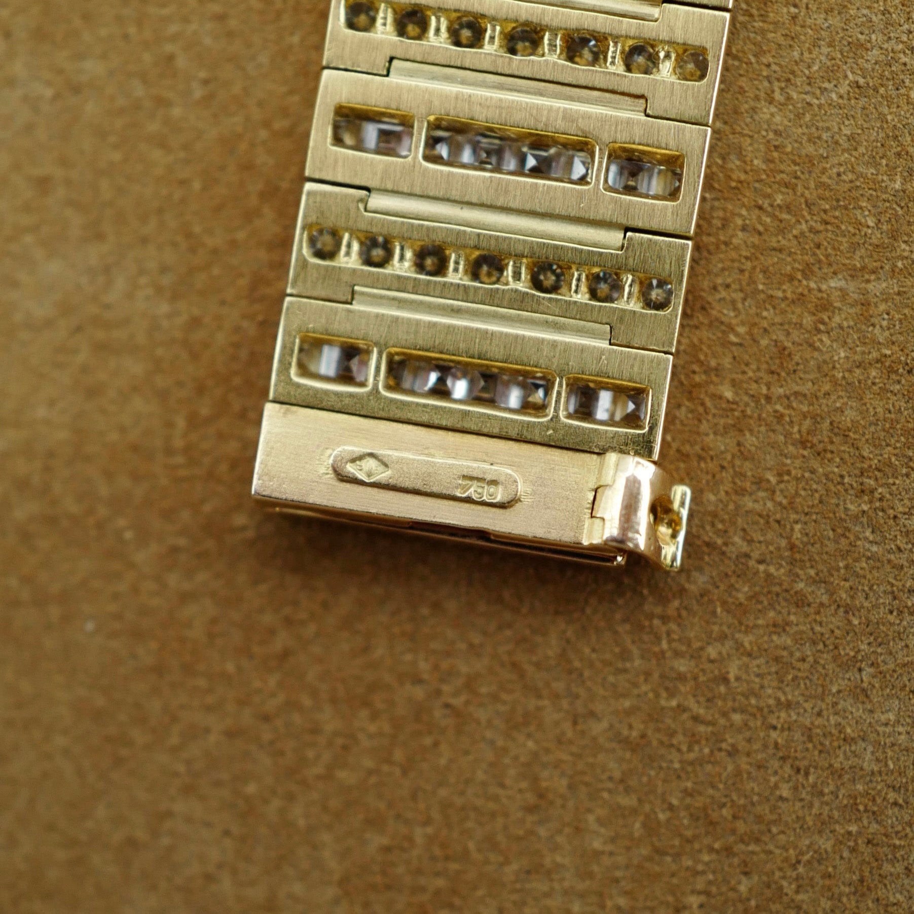 Audemars Yellow Gold and Diamond Bracelet Watch Ref. 4207