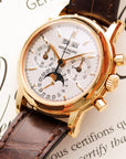 Patek Philippe Yellow Gold Perpetual Calendar Chronograph Watch Ref. 3970