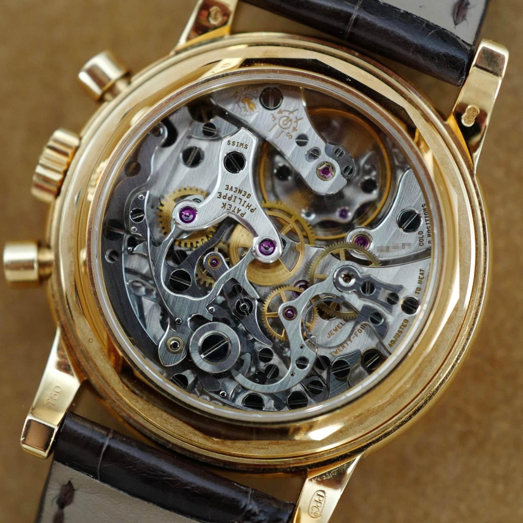 Patek Philippe Yellow Gold Perpetual Calendar Chronograph Watch Ref. 3970