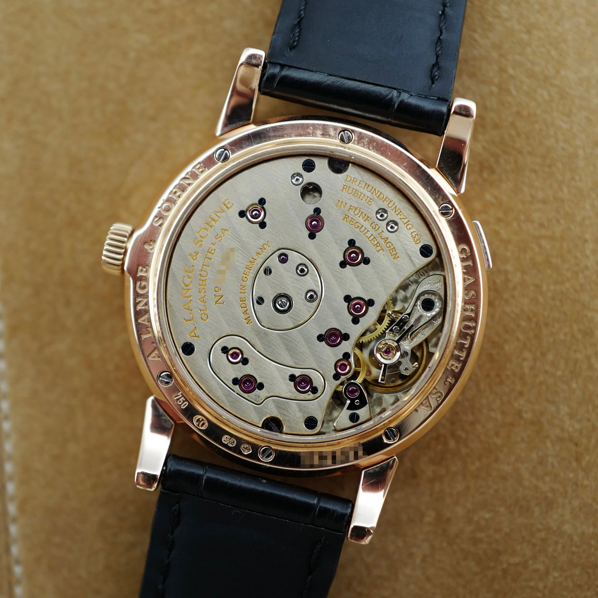 A. Lange &amp; Sohne Rose Gold Lange 1 Ref. 101.032