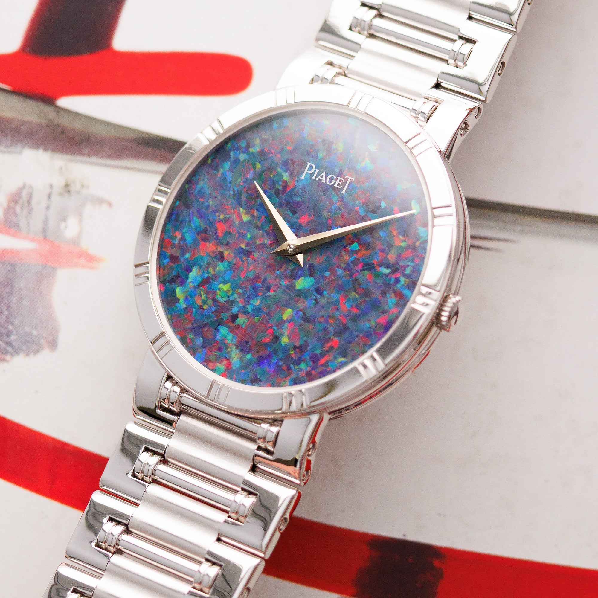 Piaget White Gold Opal Dial Watch Ref. 84023