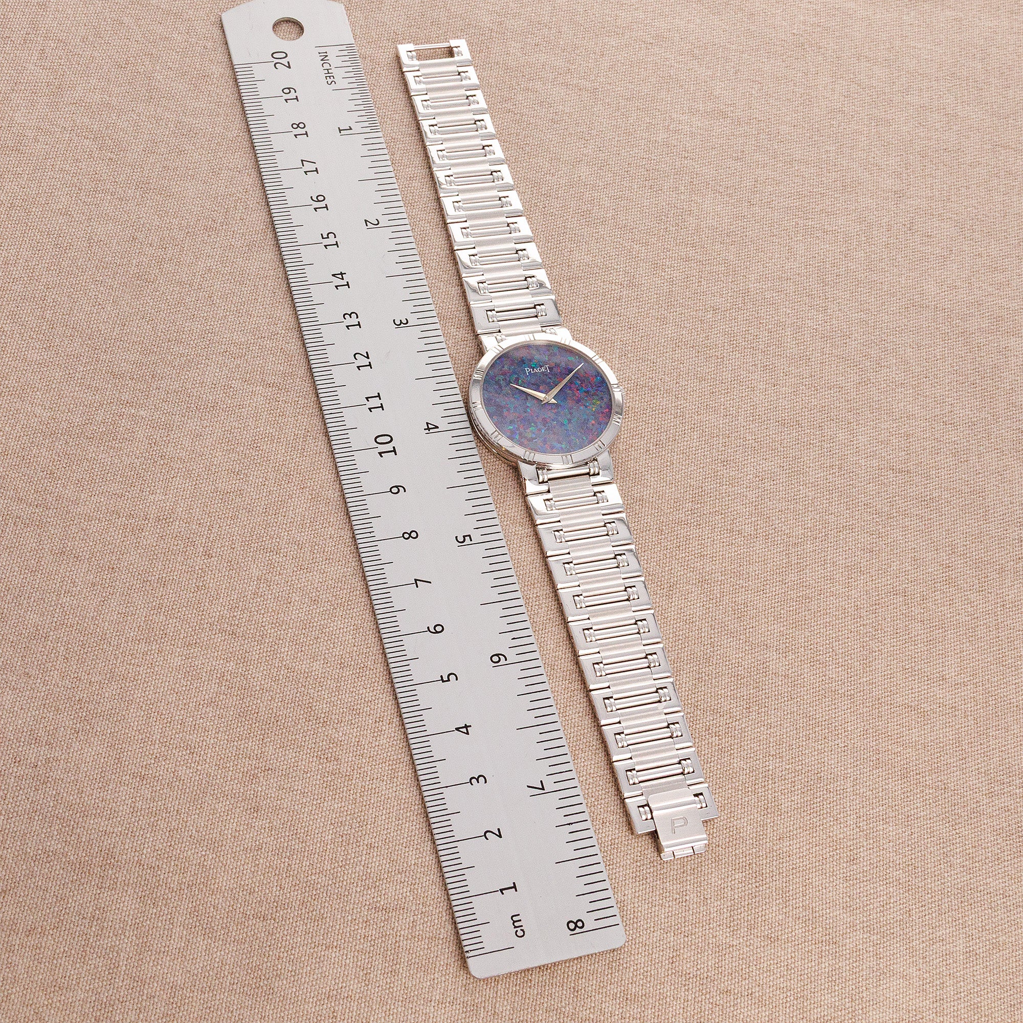 Piaget White Gold Opal Dial Watch Ref. 84023