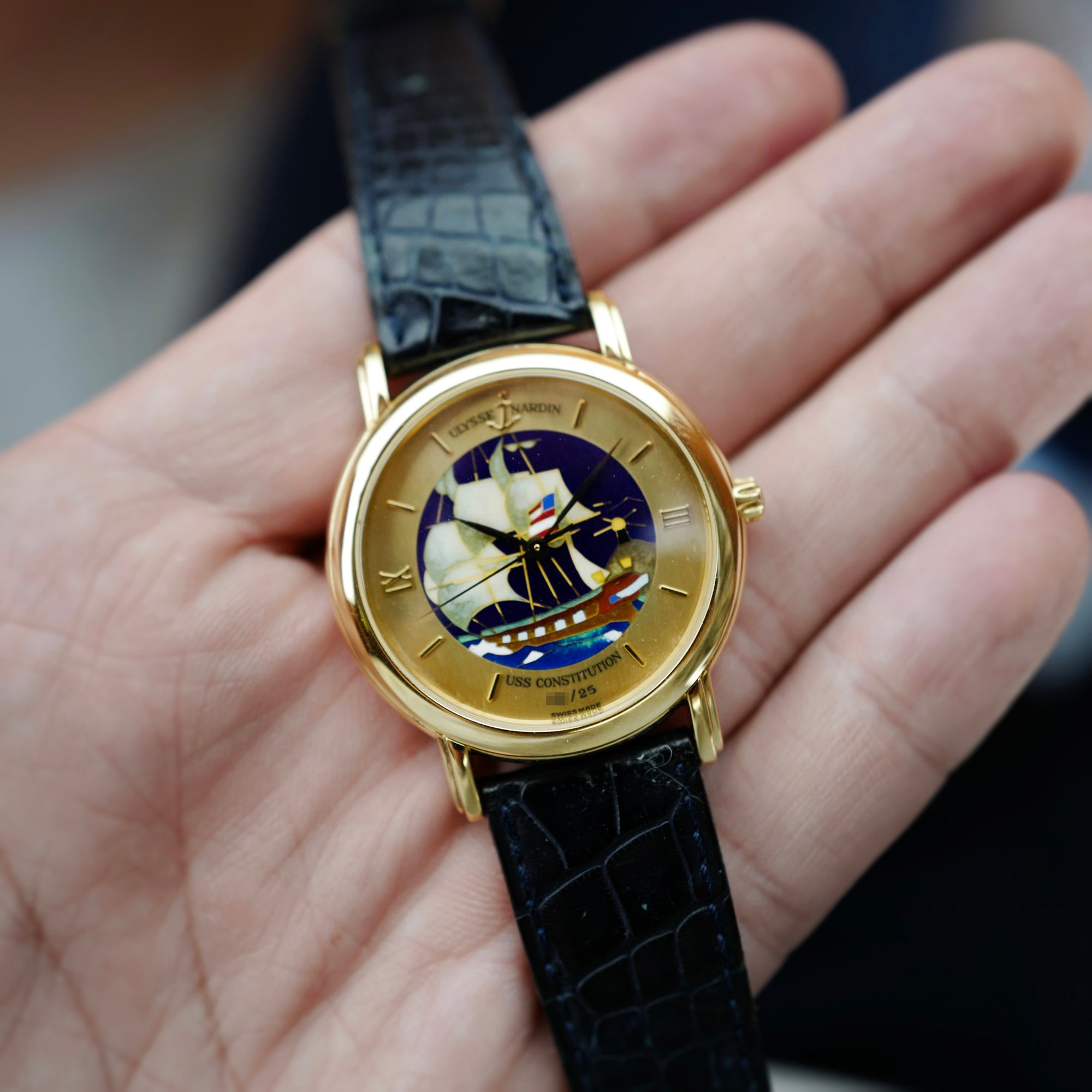 Ulysse Nardin - Ulysse Nardin Yellow Gold San Marco Ref. 131-77-9 USS Constitution (New Arrival) - The Keystone Watches