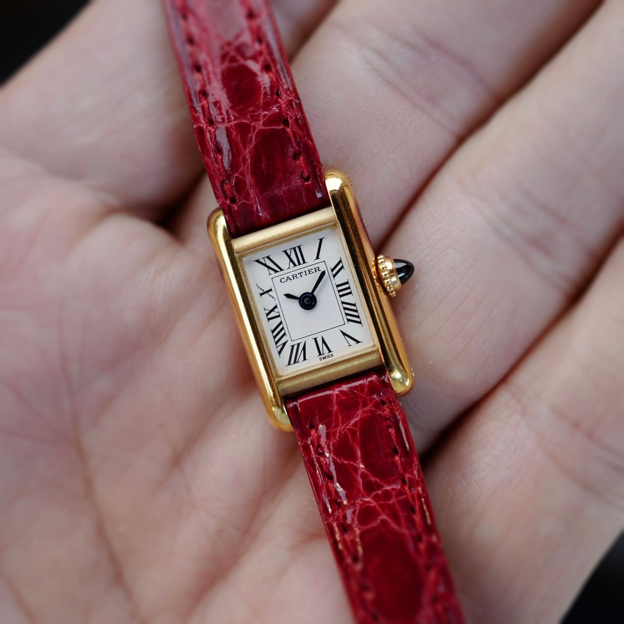 Cartier YG Mini Tank Louis Ref. 1360 (New Arrival)