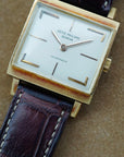Patek Philippe Yellow Gold Square Watch Ref. 3406 Retailed by Hausmann & Co.