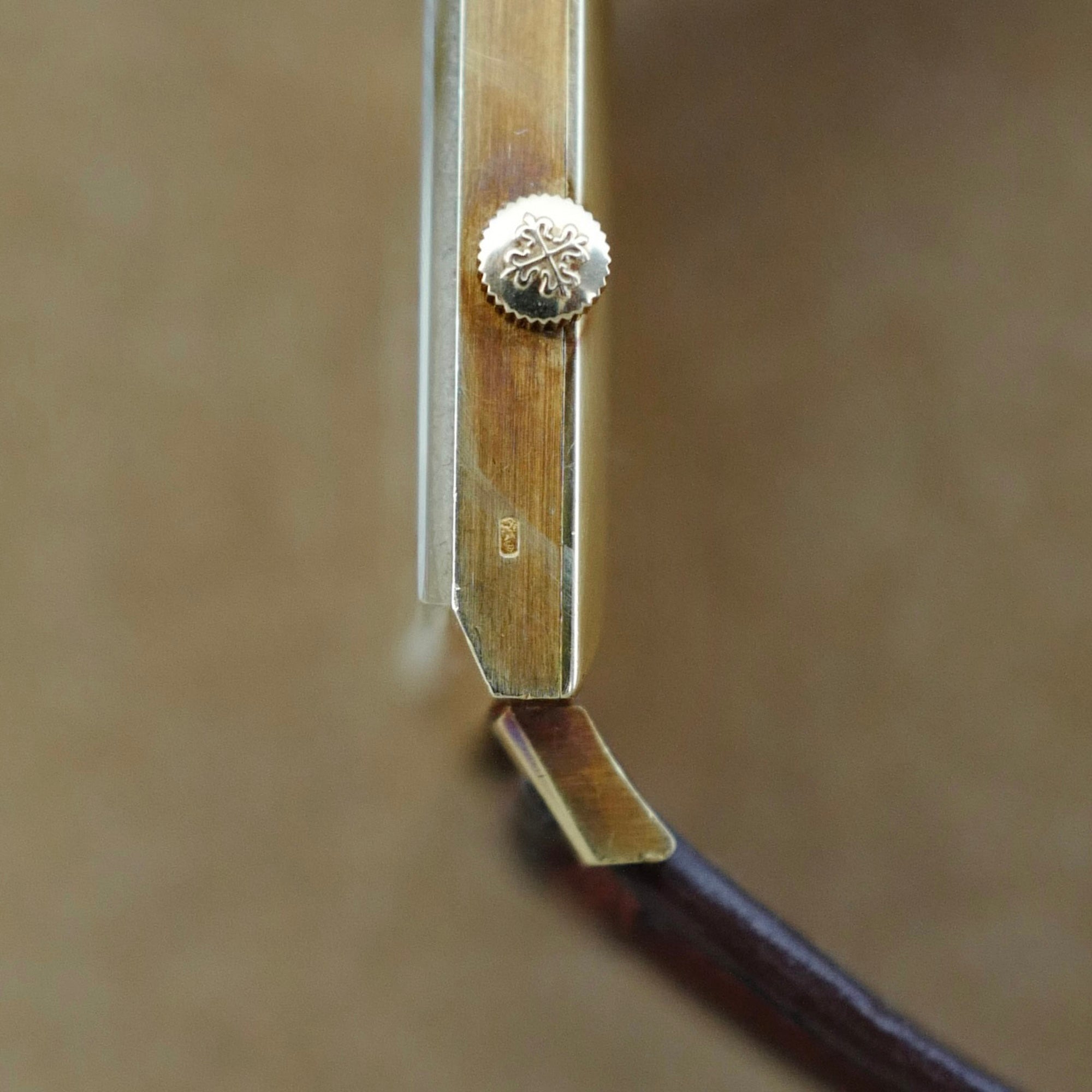 Patek Philippe Yellow Gold Square Watch Ref. 3406 Retailed by Hausmann &amp; Co.