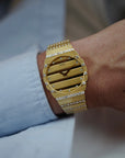 Piaget Yellow Gold Polo Watch Ref. 7661C with Original Diamonds (New Arrival)