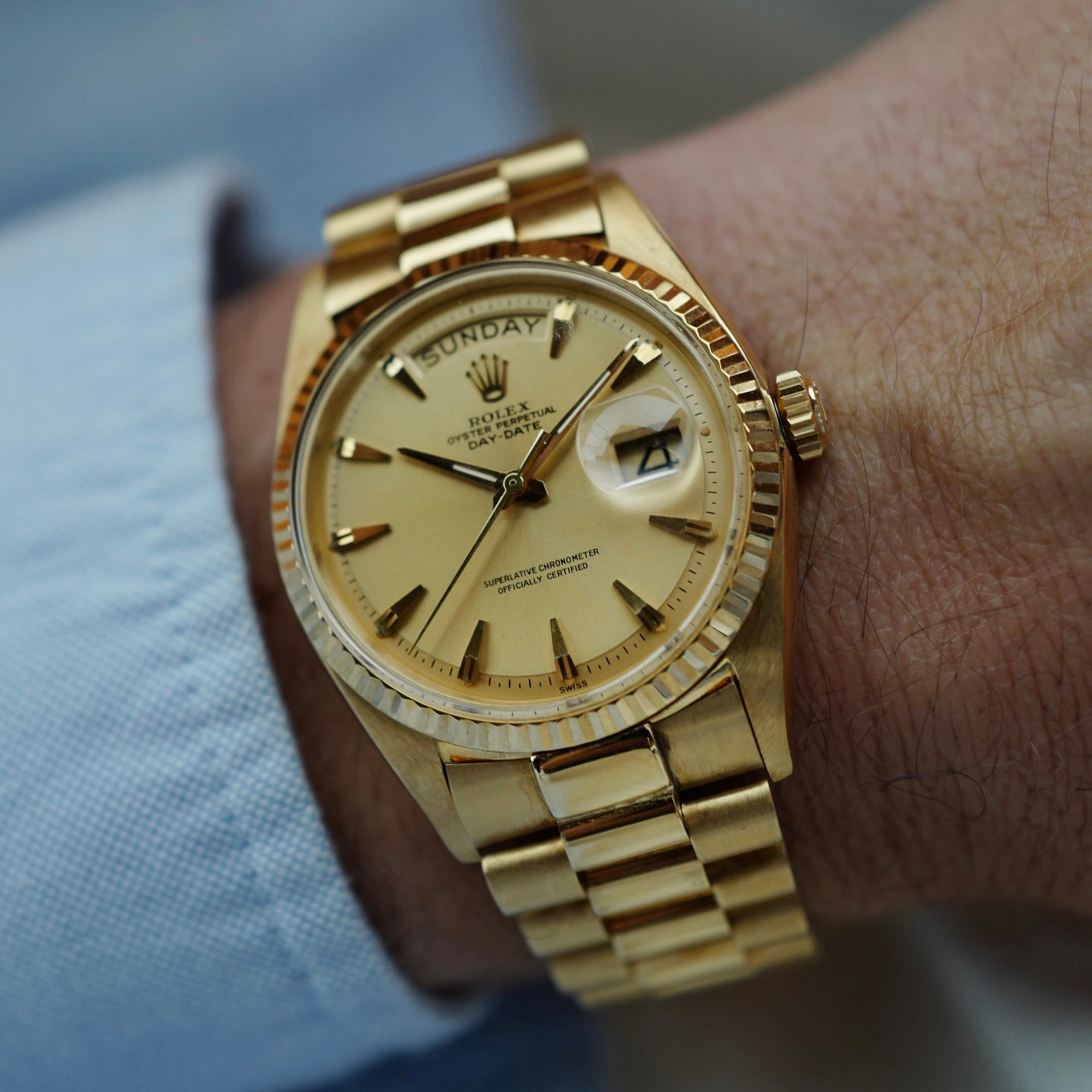 Rolex Yellow Gold Day-Date Watch Ref. 1803 with Claw Dial (New Arrival)