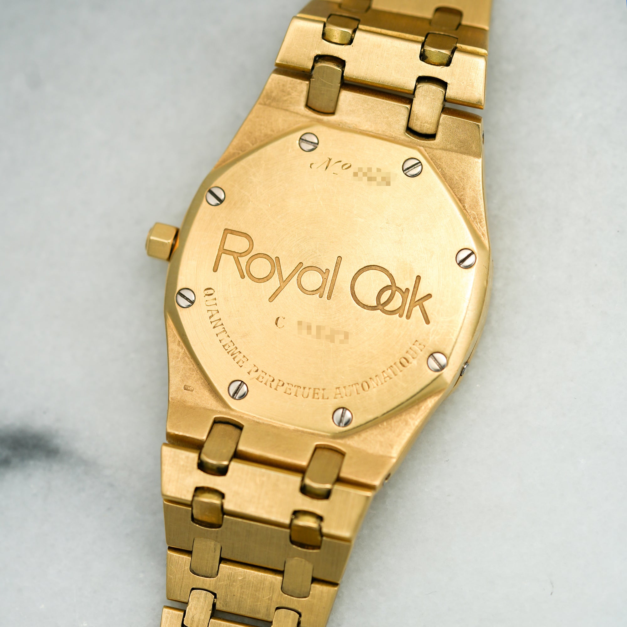 Audemars Piguet Yellow Gold Royal Oak Perpetual Watch Ref. 25554 (New Arrival)