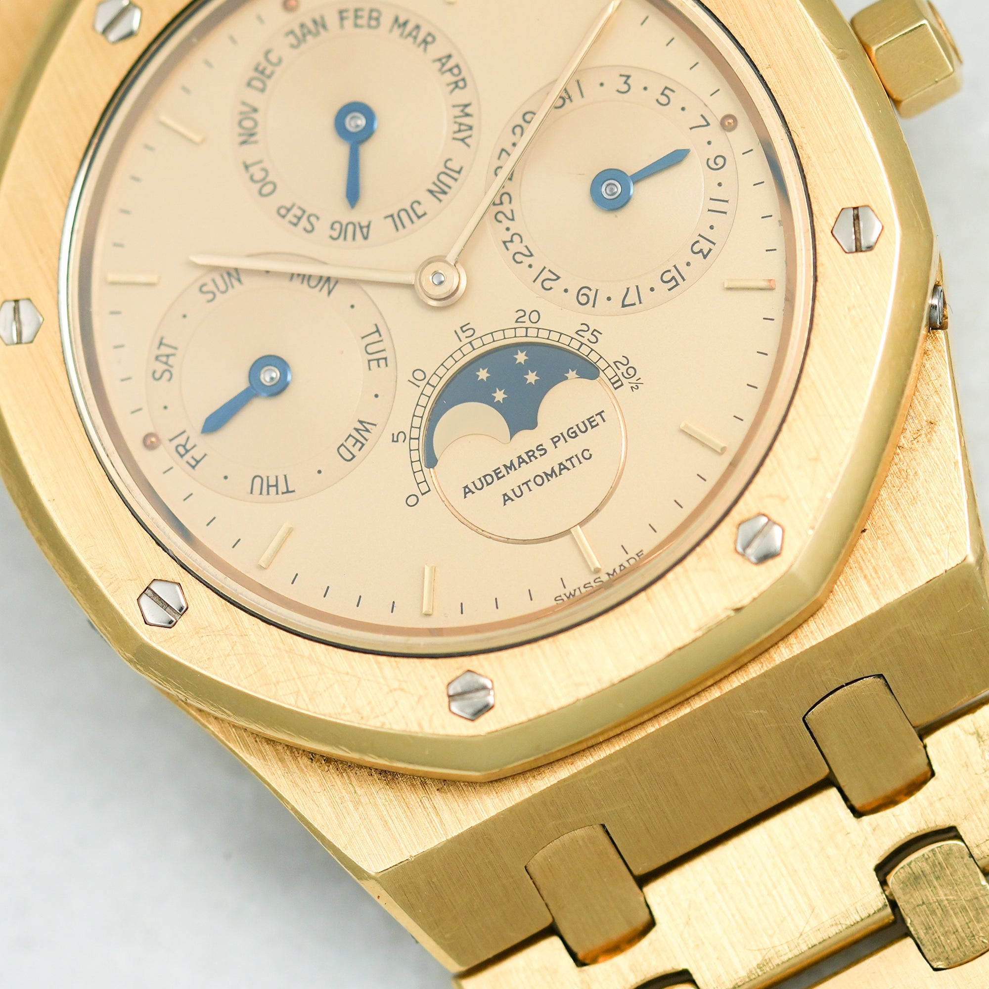 Audemars Piguet Yellow Gold Royal Oak Perpetual Watch Ref. 25554 (New Arrival)