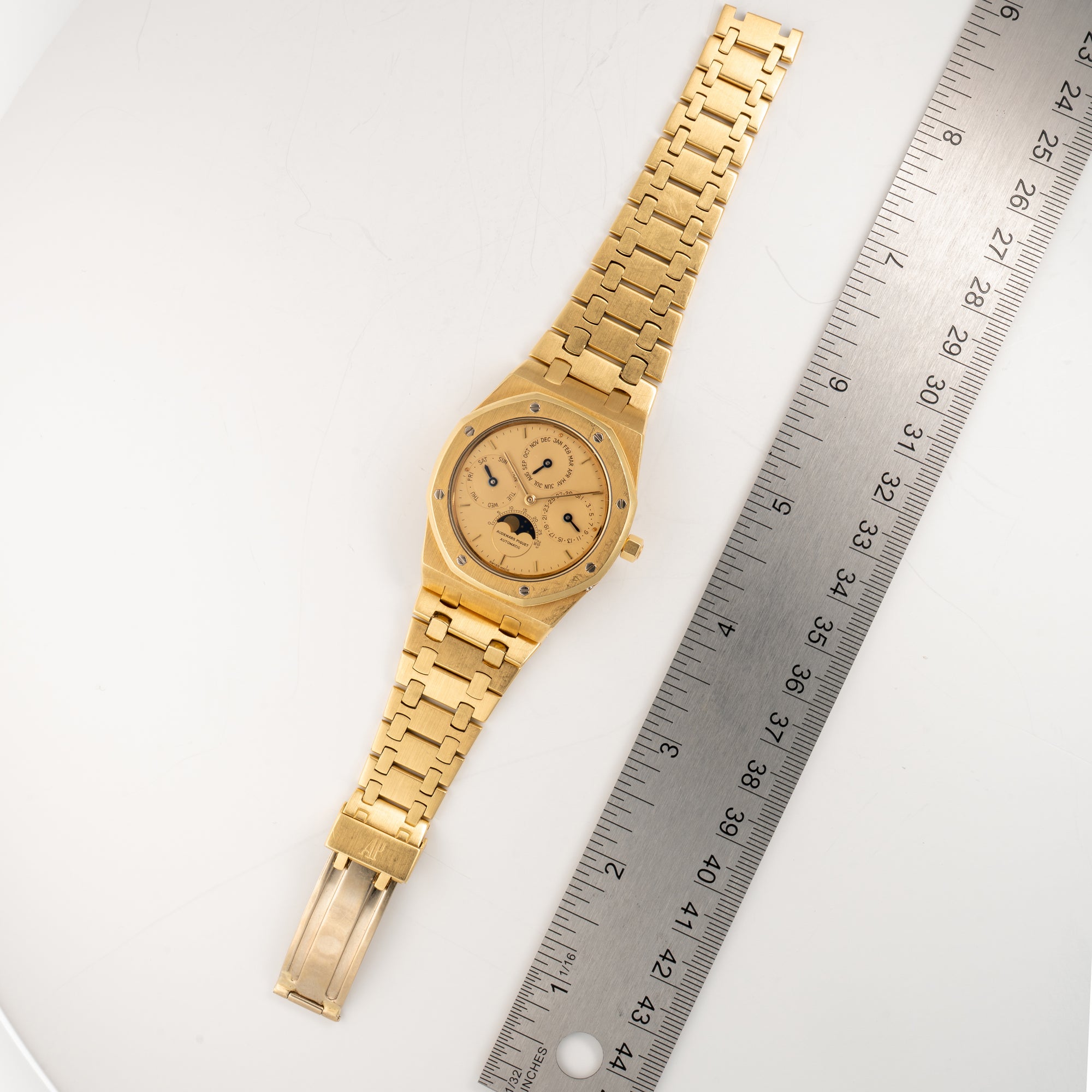 Audemars Piguet Yellow Gold Royal Oak Perpetual Watch Ref. 25554 (New Arrival)